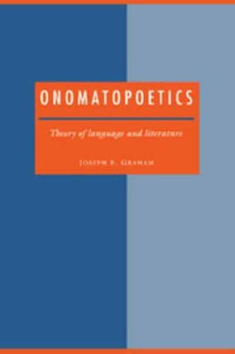 Onomatopoetics: Theory of Language and Literature