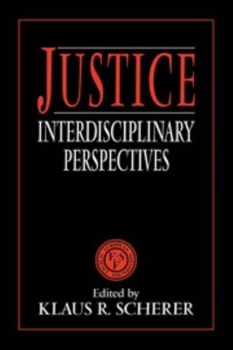 Justice: Interdisciplinary Perspectives