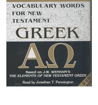 Vocabulary Words for New Testament Greek Audio CD