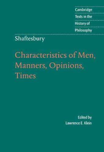 Characteristics of Men, Manners, Opinions, Times