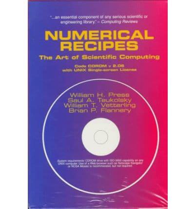 Numerical Recipes Code CD-ROM With UNIX Single Screen License CD-ROM