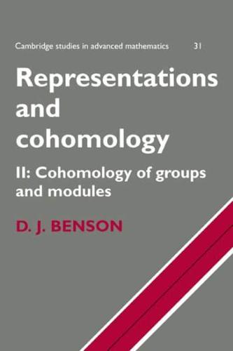 Representations and Cohomology. 2 Cohomology of Groups and Modules