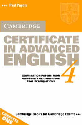 Cambridge Certificate in Advanced English 4 Audio Cassette Set (2 Cassettes)
