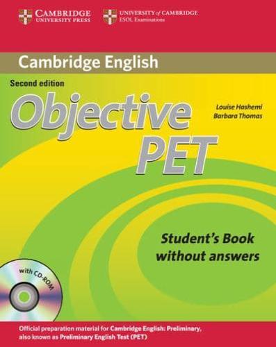 Objective PET Student's Book Without Answers
