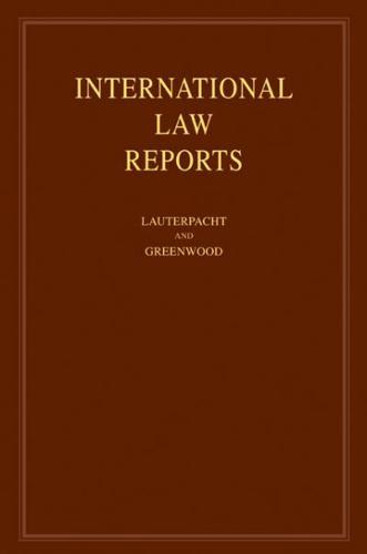 International Law Reports: Volume 136