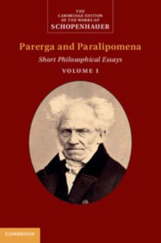 Schopenhauer: Parerga and Paralipomena