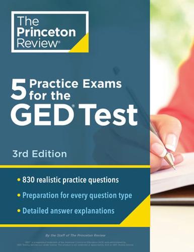 5 Practice Exams for the GED Test, 3rd Edition