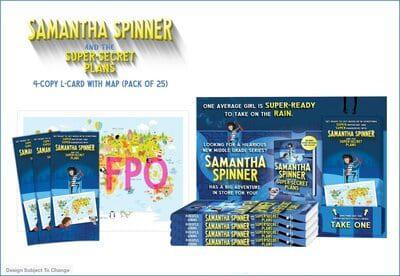 Samantha Spinner and the Super Secret Plans 4-Copy L-Card With Map (Pack of 25)