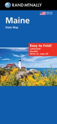 Rand McNally Easy to Fold: Maine State Laminated Map