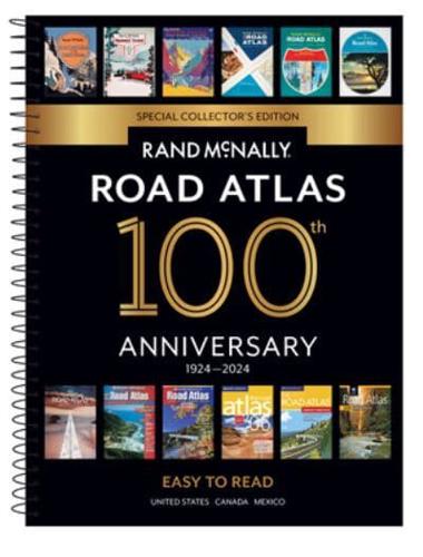 Rand McNally 2024 Midsize Easy to Read - 100th Anniversary Collector's Edition