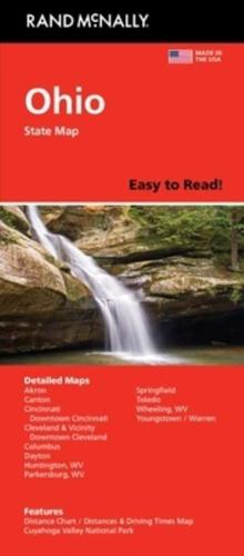 Rand McNally Easy to Read: Ohio State Map