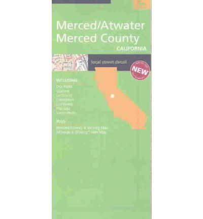 Rand McNally Merced/Atwater Merced County Local Map