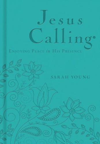 Jesus Calling, Teal Leathersoft, With Scripture References