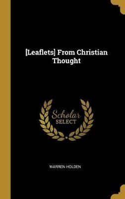 [Leaflets] From Christian Thought