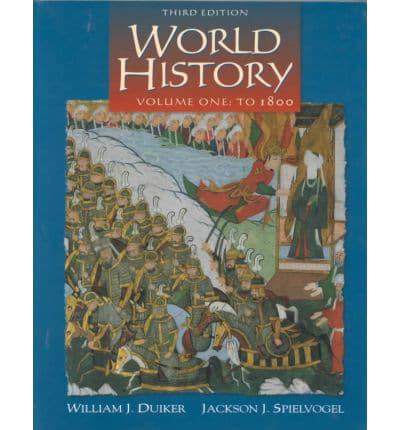 World History to 1800. V. 1
