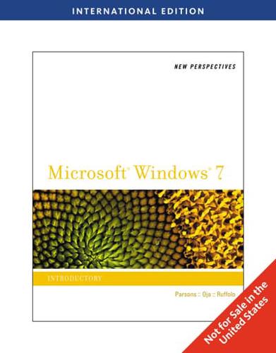 New Perspectives on Microsoft¬ Windows 7, Introductory International Edition