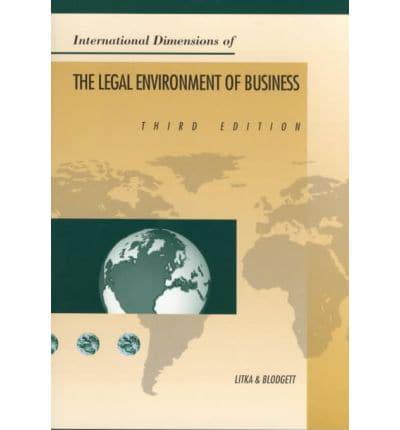 International Dimensions of the Legal Environment of Business