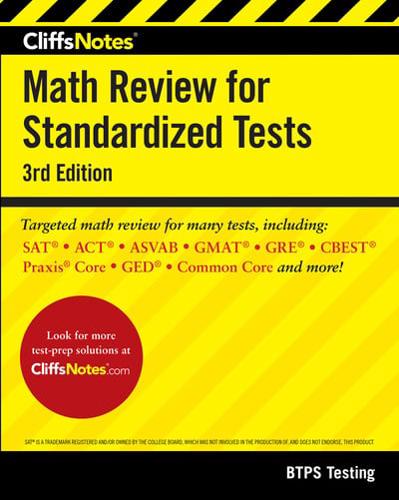 CliffsNotes Math Review for Standardized Tests