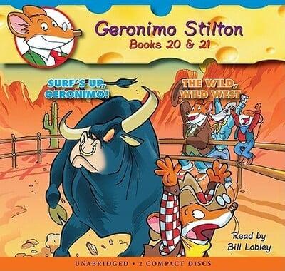 Surf's Up, Geronimo! / The Wild, Wild West (Geronimo Stilton Audio Bindup #20 & 21)