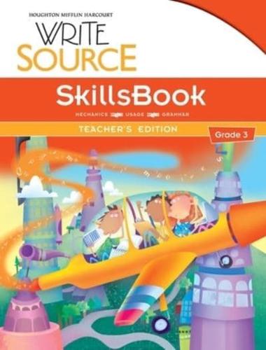 Write Source SkillsBook Teacher's Edition Grade 3