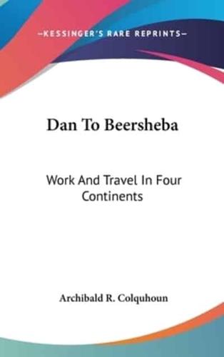 Dan To Beersheba