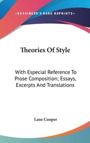 Theories Of Style