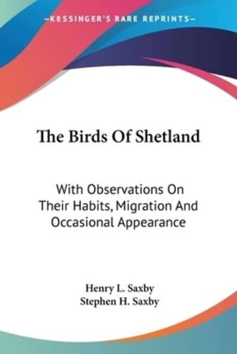 The Birds Of Shetland