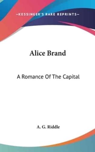 Alice Brand