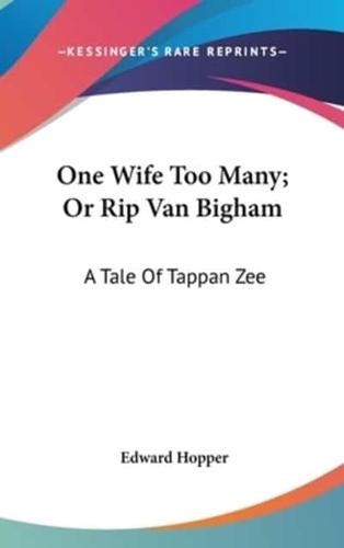 One Wife Too Many; Or Rip Van Bigham