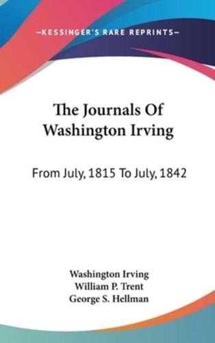 The Journals Of Washington Irving