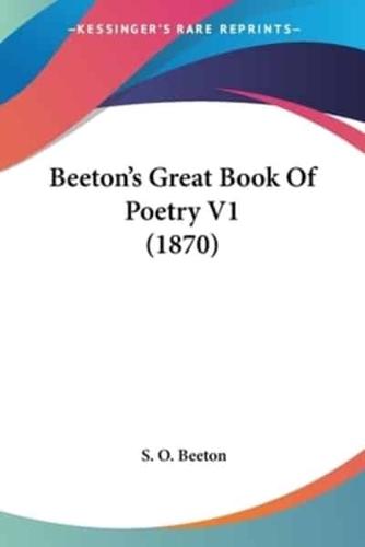 Beeton's Great Book Of Poetry V1 (1870)