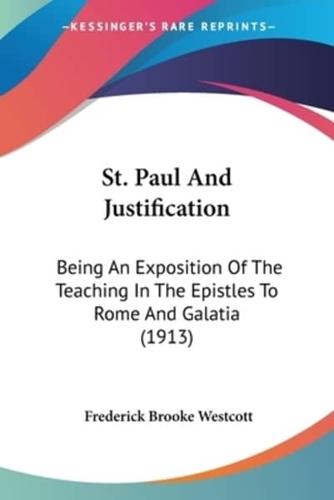 St. Paul And Justification