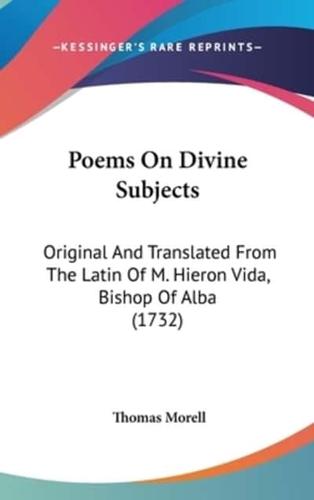 Poems On Divine Subjects