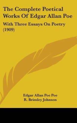 The Complete Poetical Works Of Edgar Allan Poe