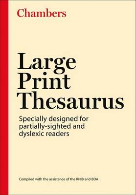 Chambers Large Print Thesaurus