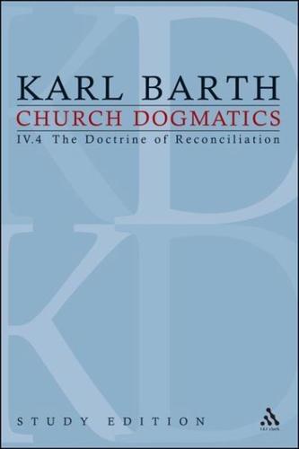 Church Dogmatics Study Edition 30