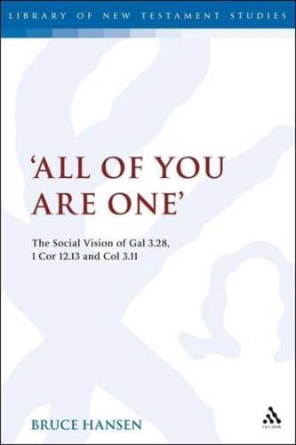 'All of You are One'