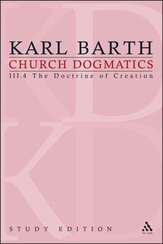 Church Dogmatics Study Edition 20