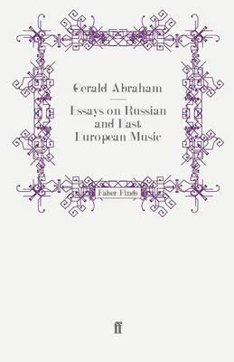 Essays on Russian and East European Music