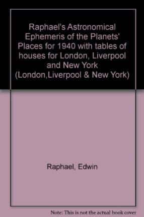 Raphael's Astronomical Ephemeris