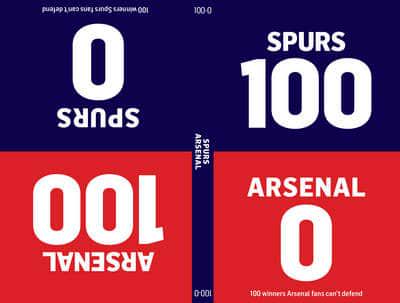 Arsenal 100 Spurs 0