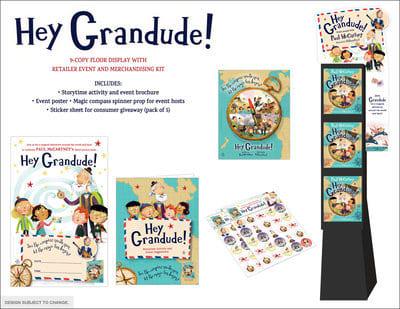 Hey Grandude! 9-Copy Floor Display With Retailer Event and Merchandising Kit