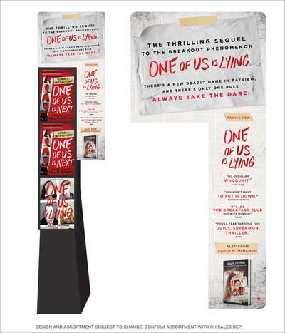 Indie Signed One of Us Is Lying / One of Us Is Next 9-Copy Mixed Floor Display