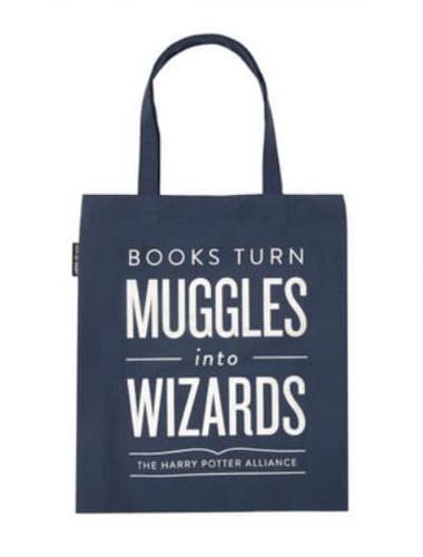 Books Turn Muggles Into Wizards Tote Bag