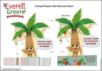 Everett Green The Not-So-Christmas Tree 6-Copy Prepack With Character Easel Fall 2024
