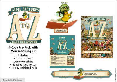 Alfie Explores A to Z 4-Copy Pre-Pack Merchandising Kit