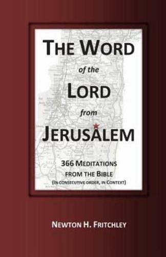 The Word of the Lord from Jerusalem