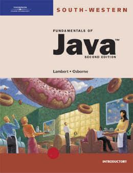 Fundamentals of Java