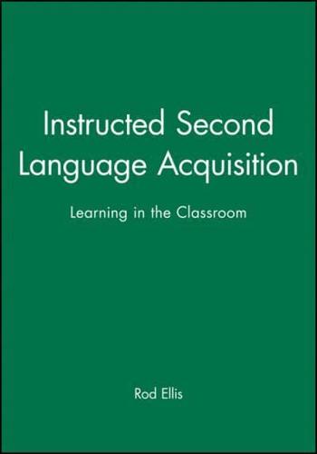 Instructed Second Language Acquisition