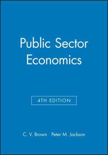 Public Sector Economics